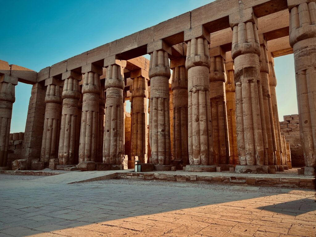 luxor temple mornning