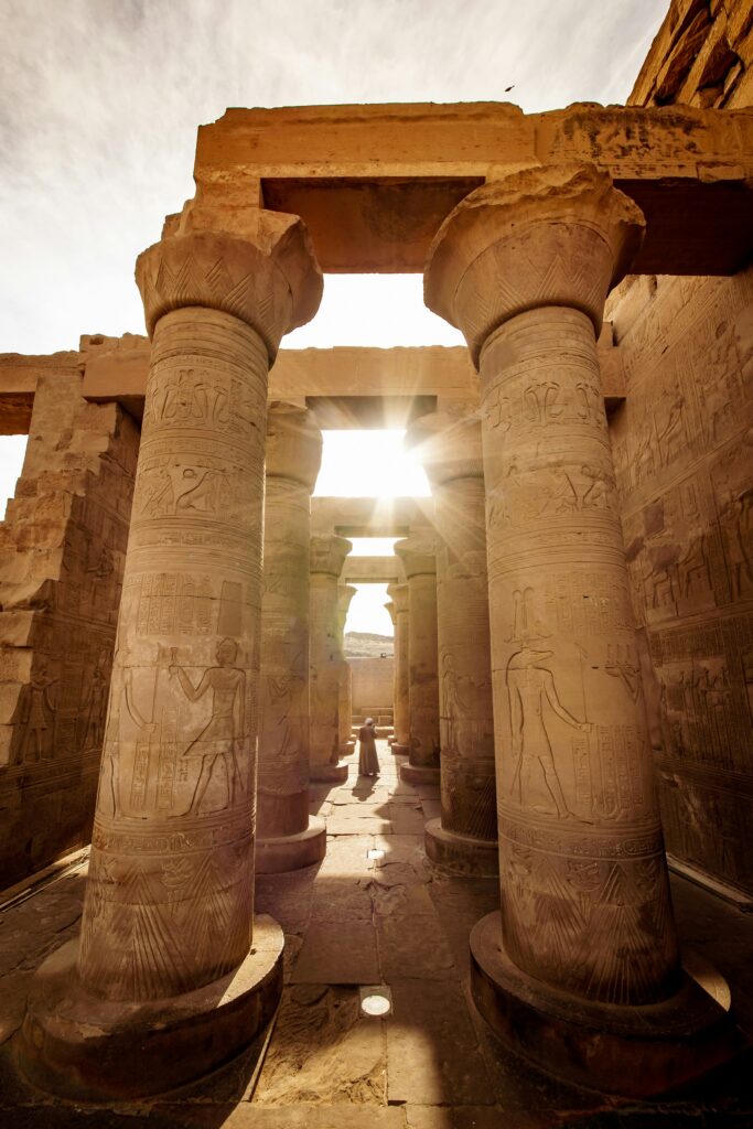 luxor temple sunrise