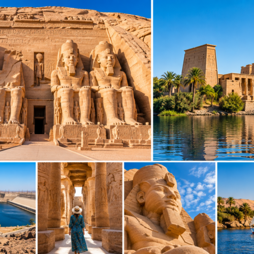 Aswan and Abu Simbel tour featuring Abu Simbel Temples, Philae Temple, Aswan High Dam and the Nile