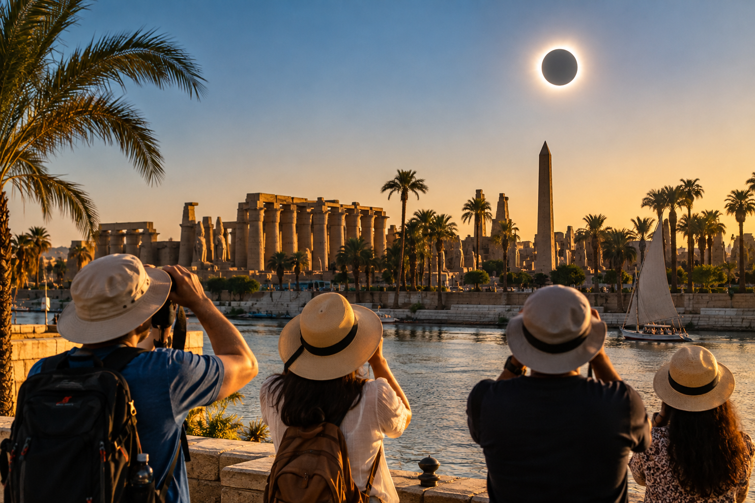 Luxor Total Solar Eclipse 2027 – 4 Days / 3 Nights Package